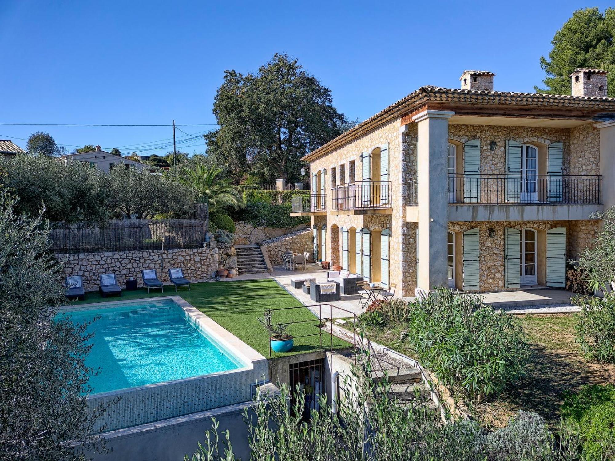 Bastide D'Architecte En Pierre Villa Cagnes-sur-Mer Buitenkant foto